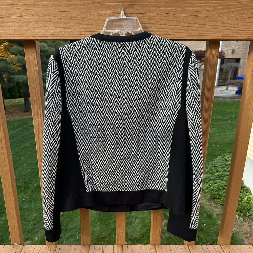 Ann Taylor Woven Moto Style Jacket - 16 Tall - Picture 8 of 12